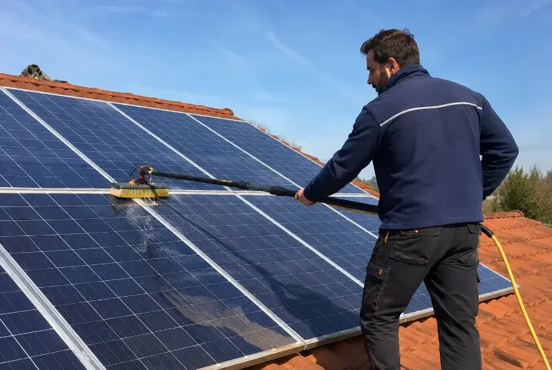 Nettoyage et entretien de panneaux solaires à Plaine-et-Vallées
